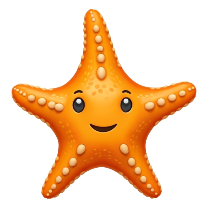 starfish toy chunky sticker