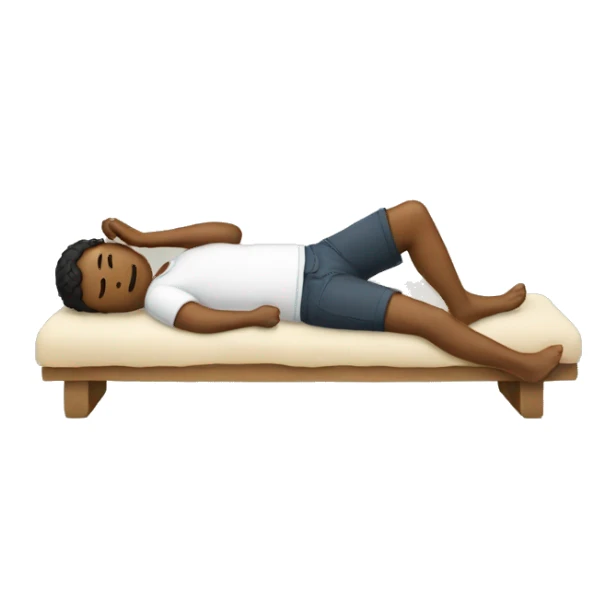 Laying with someone sticker