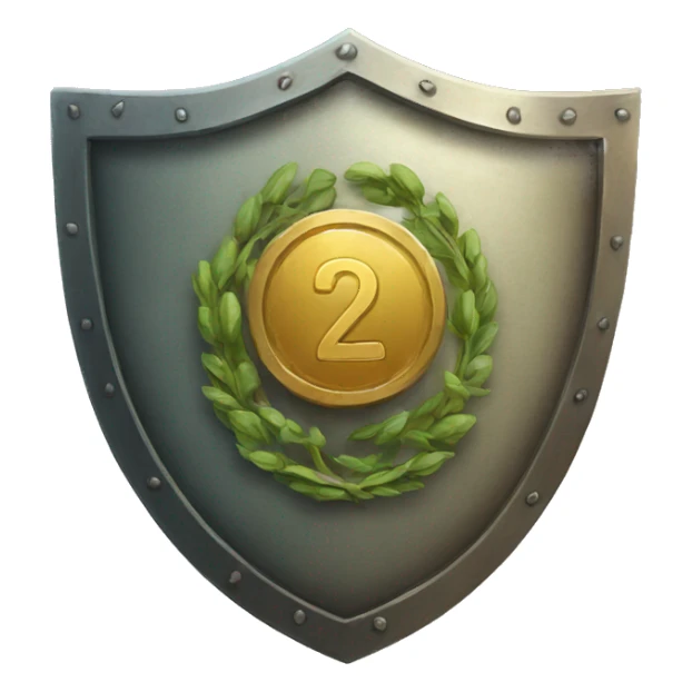 Shield with the old money in it sticker