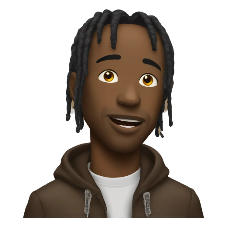 Travis scott sing sticker