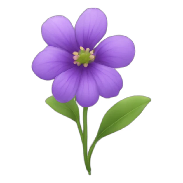beautiful Purple flower sticker