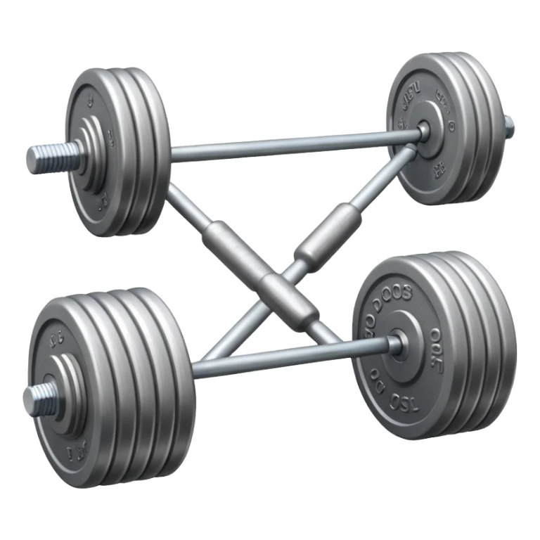 Haltère de muscu sticker