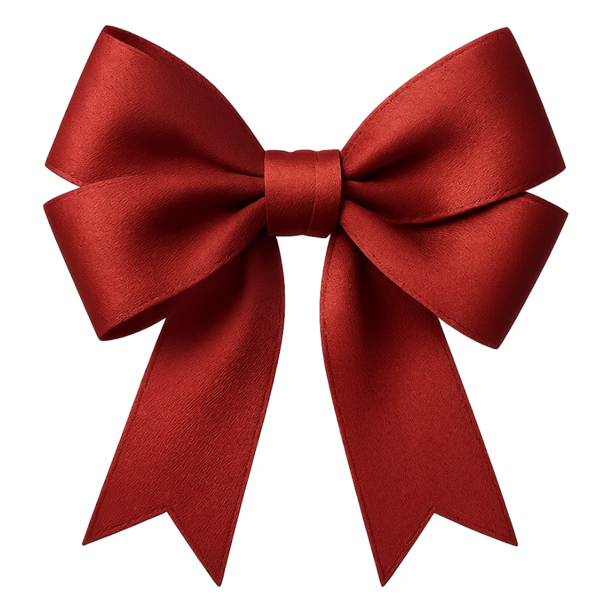 Christmas bow , remove background sticker