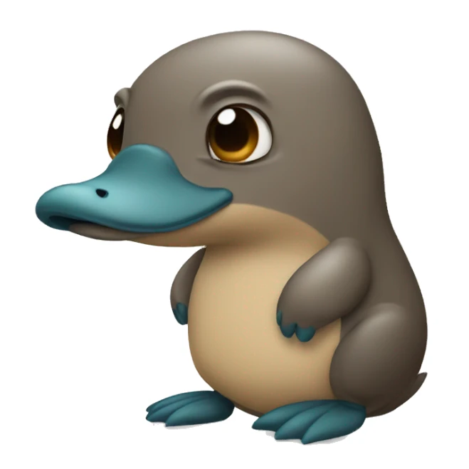 platypus sad sticker