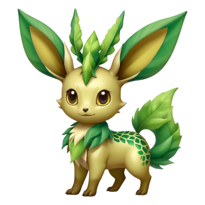 Shiny Exotic Leafeon-Bayleaf-Hybrid-Creature sticker