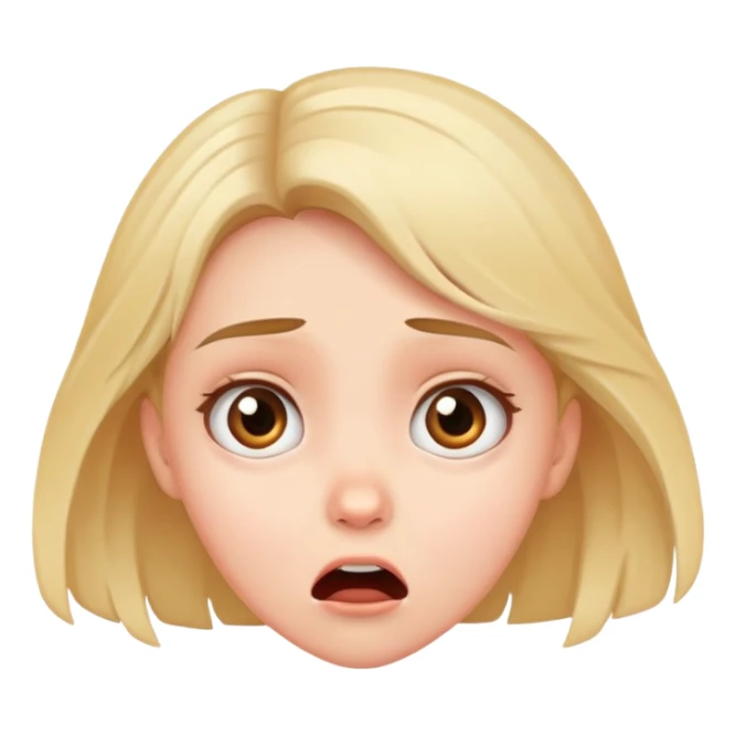 Cute n scared sticker