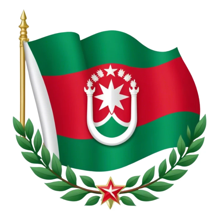 Chechnya Flag sticker