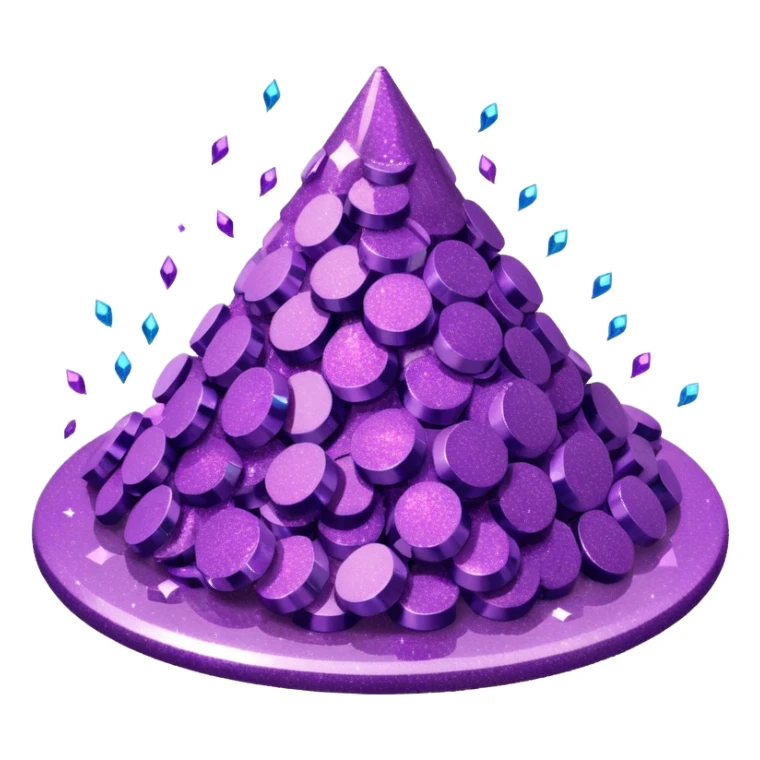 glitter purple hospital sticker