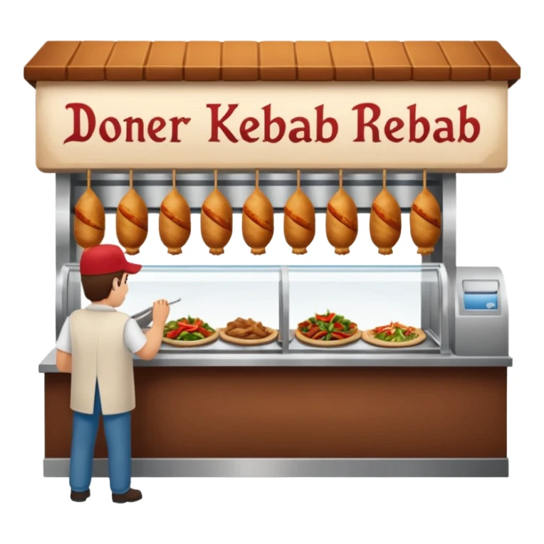 türk dönercisi sticker