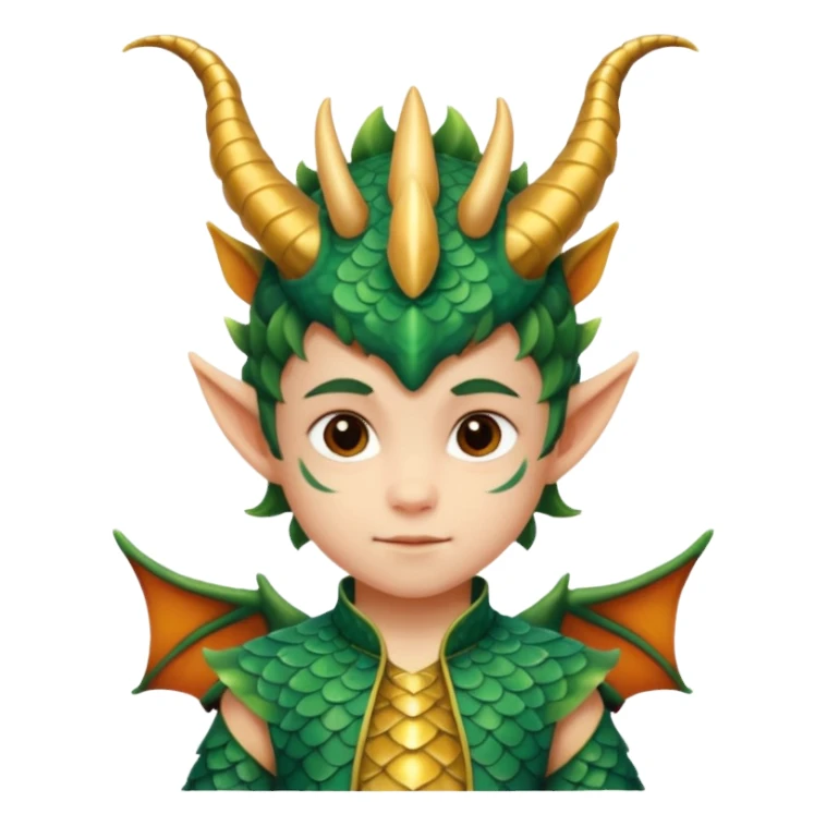 Dragon child getup sticker