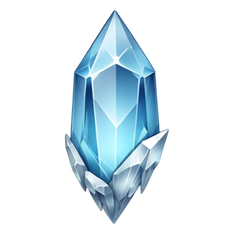 white crystal sticker
