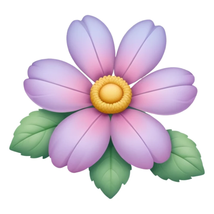 Sleepy dreamy flower sticker