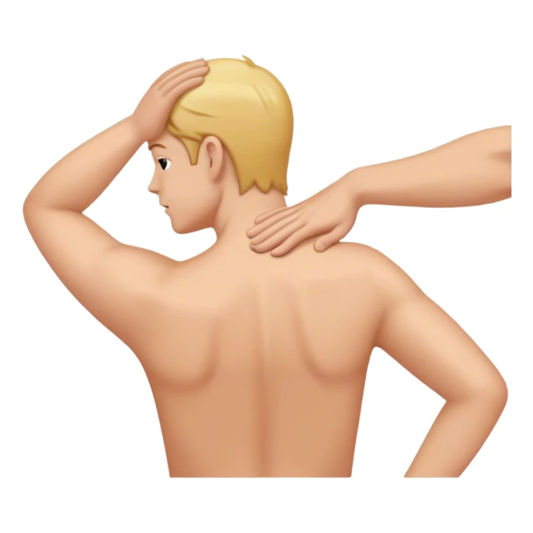 Slapping the back of someone’s neck  sticker