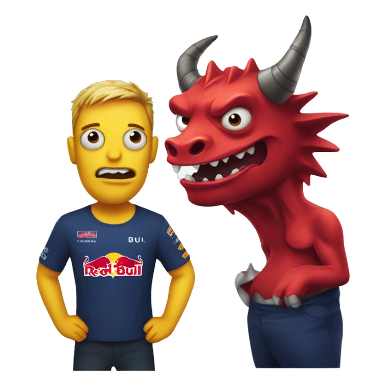Red bull and monster sticker