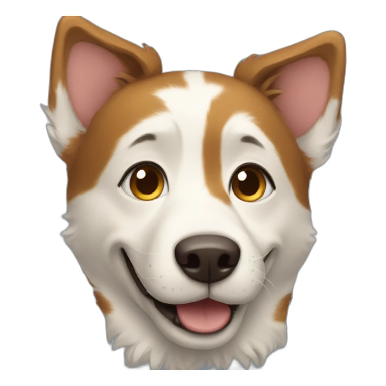 Laika dog smile sticker