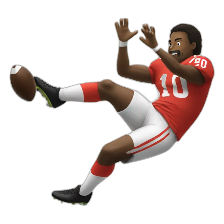 footbal kick sticker