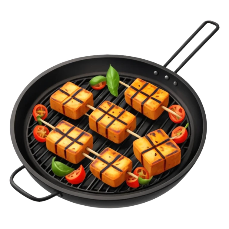 Panner tikka make it realistic  sticker