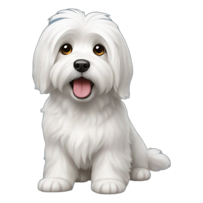 coton de tulear shout sticker