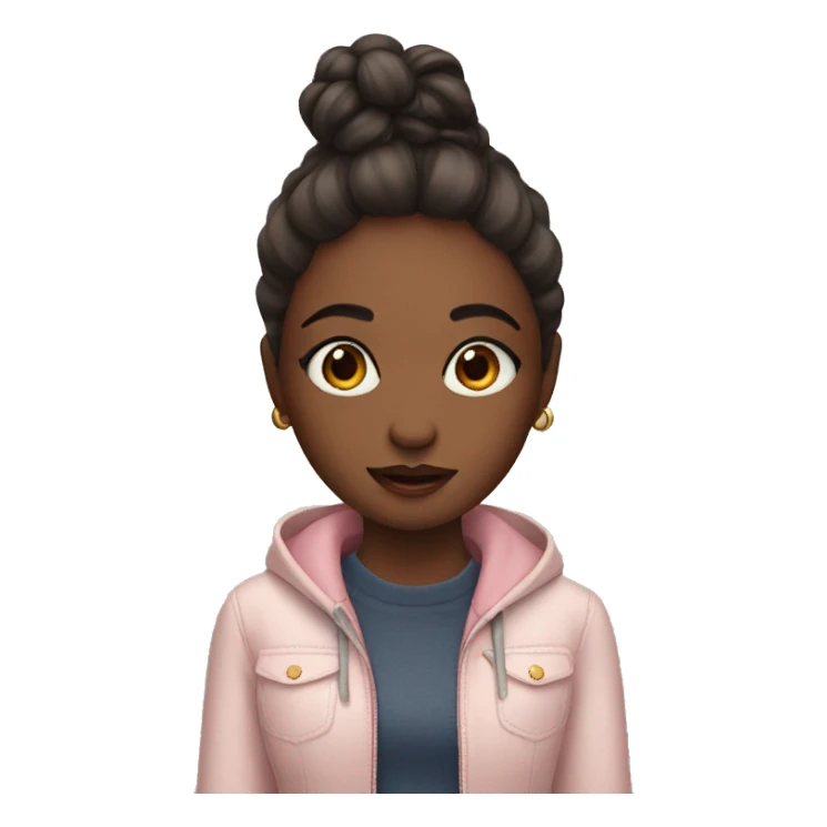 Girl and make-up  sticker