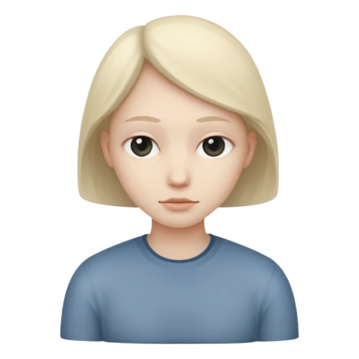 «اهفwith no eyes, nose, mouth  sticker