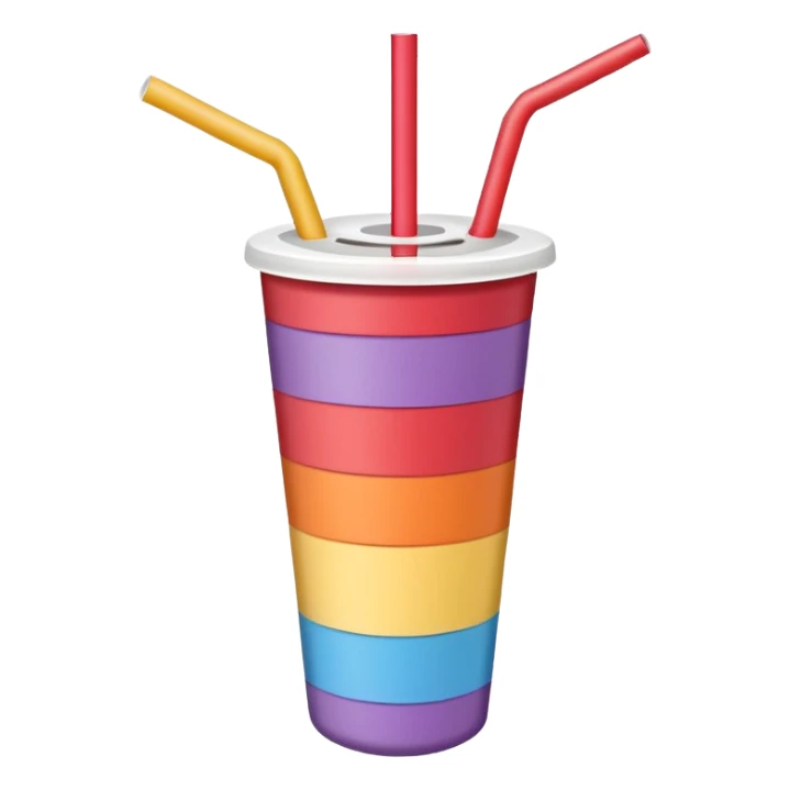 generate only one straw with out glass sticker