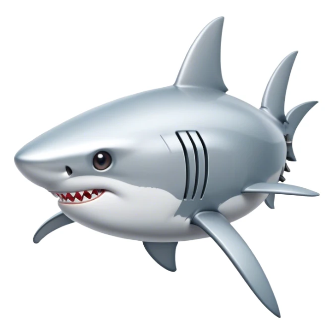 Roboter hai  sticker