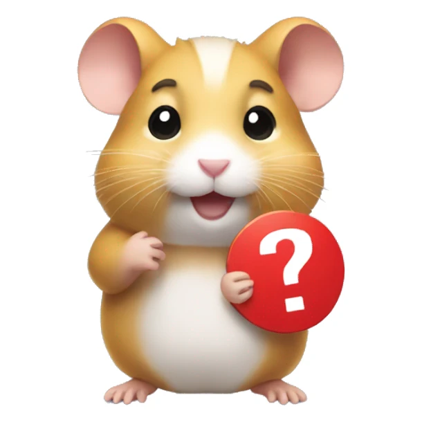 hamster holding a YouTube award sticker