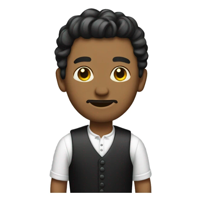 Hombre con vestido  sticker