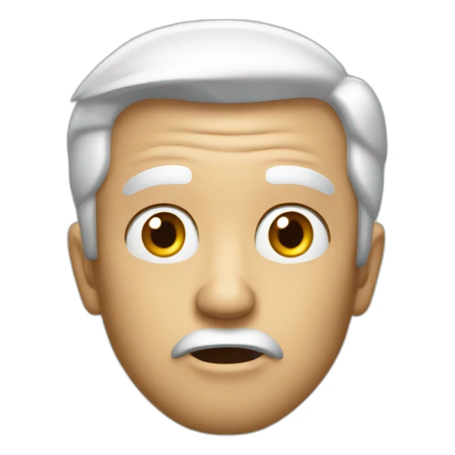 us president looking incredibly shocked sticker