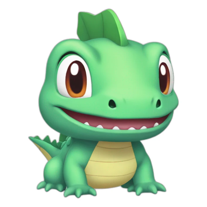 totodile pokemon style sticker