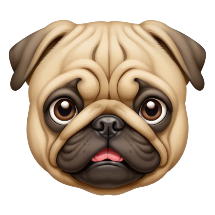 Pug dog  sticker