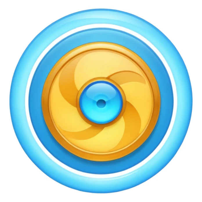 make me a loading skyblue emoji rotating animateded one sticker