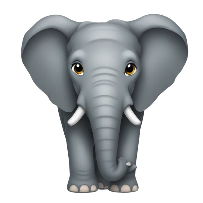 2d elephant sticker