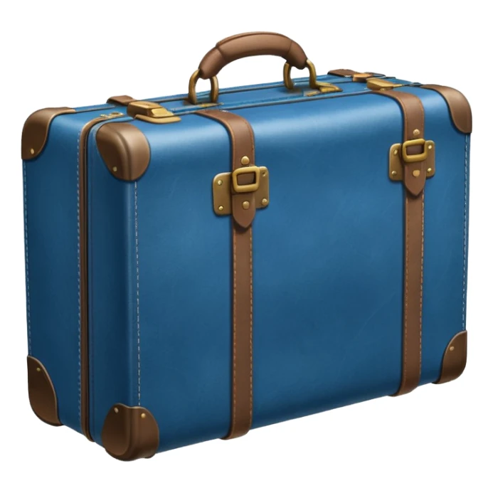 Suitcase blue sticker