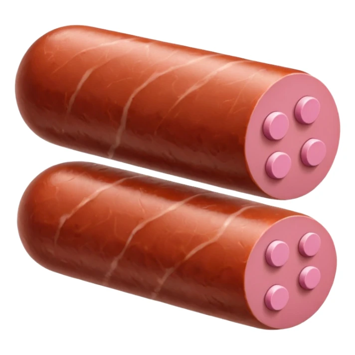 pink pills in sausage sticker