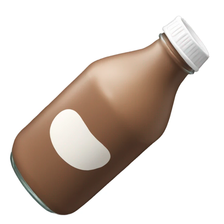 chocolate milk bottle sticker