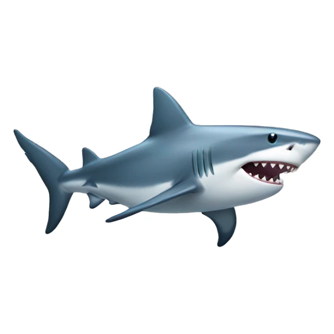 Shark with star sticker