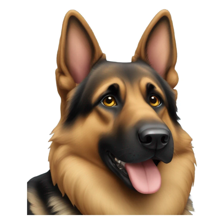 Sable coloured German shepherd  sticker