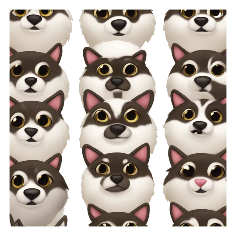 Animales con ojos de corazon sticker