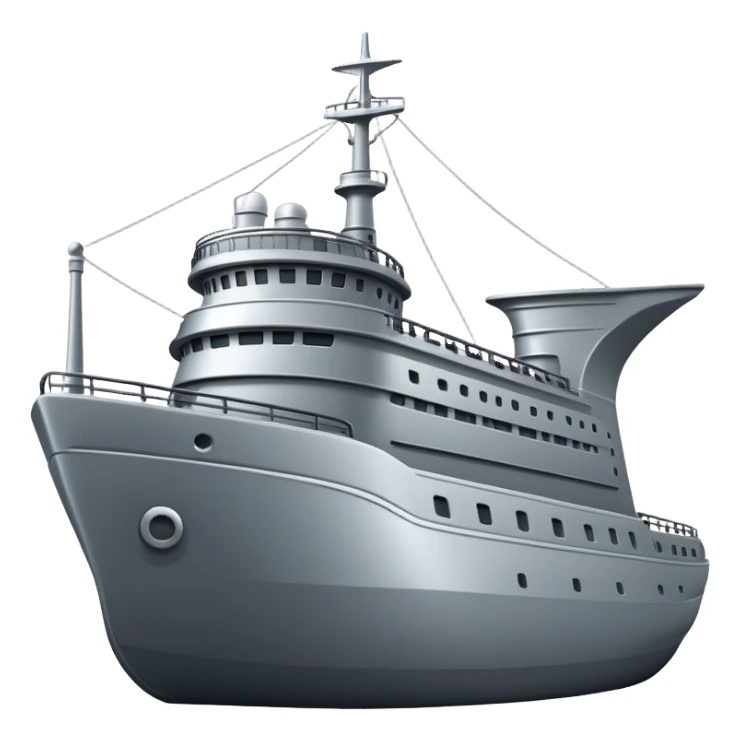 Front side left side to curving into right side ship sticker