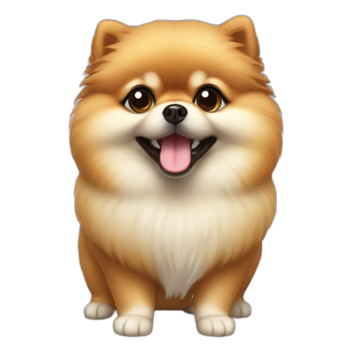 cute-dwarf-pomeranian sticker