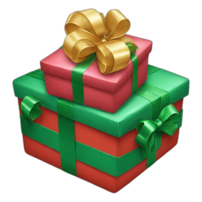 three christmas presents sticker