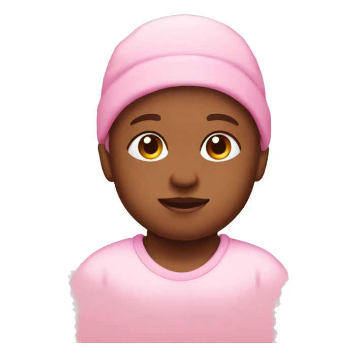 baby pink emoji sticker