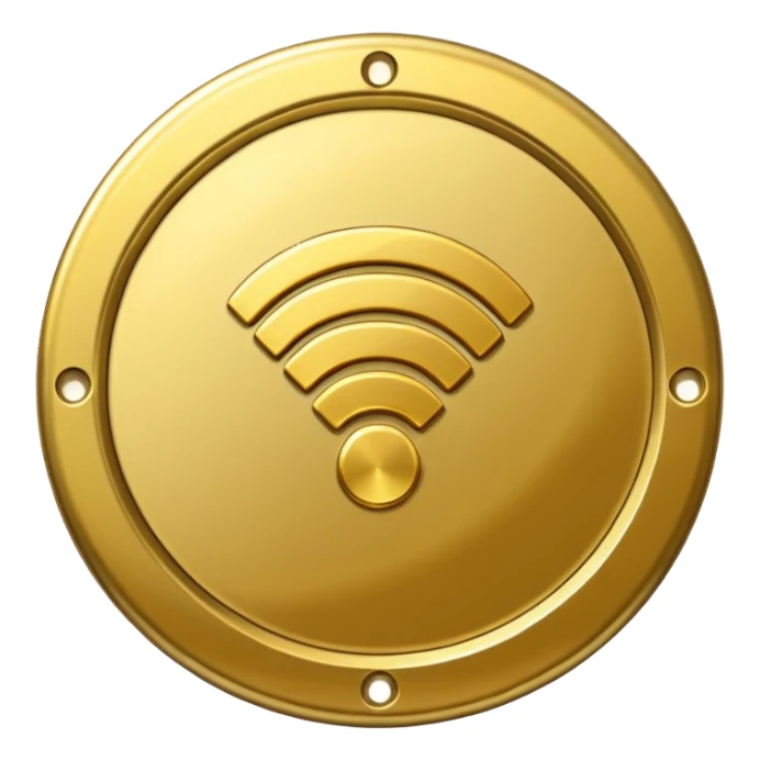 wifi coin  sticker