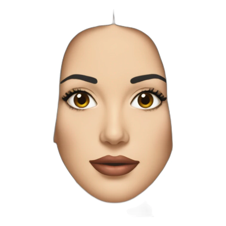 monica belucci hyperrealistic sticker