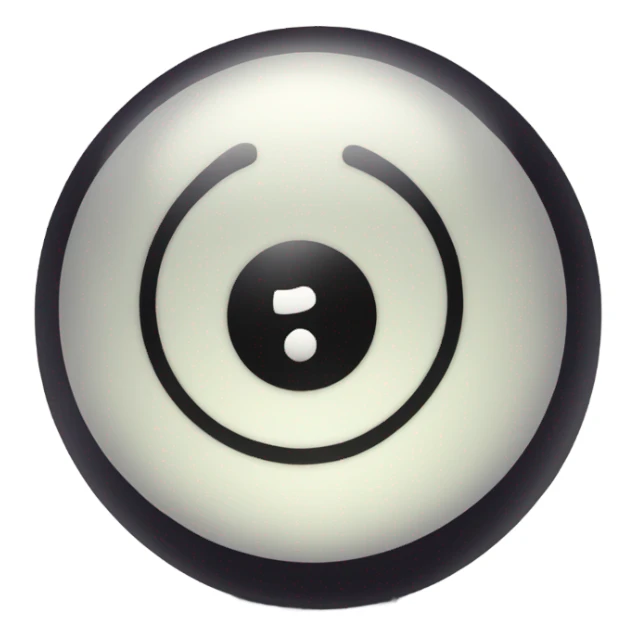 Magic eight ball sticker