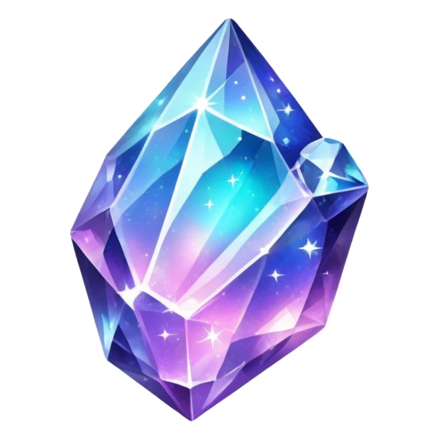 Crystal Mineral Galaxy Sparkle sticker