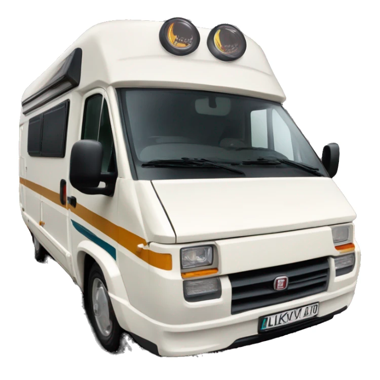 fiat ducato motorhome alkoven oldtimer sticker