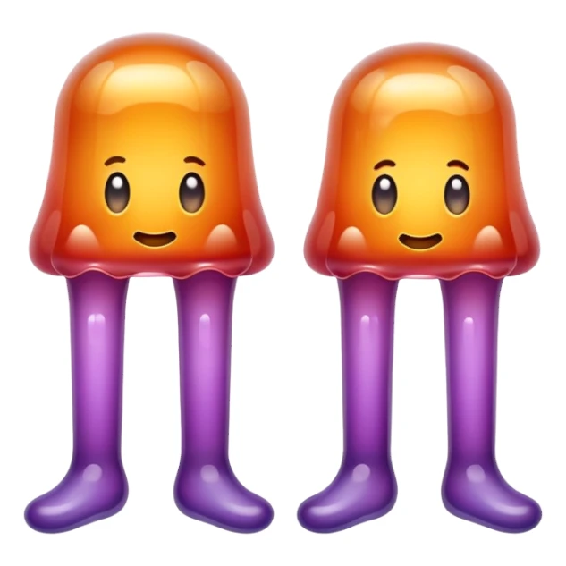 tired jelly legs sticker