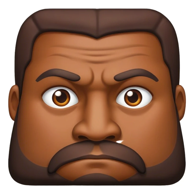 Bold big man sticker